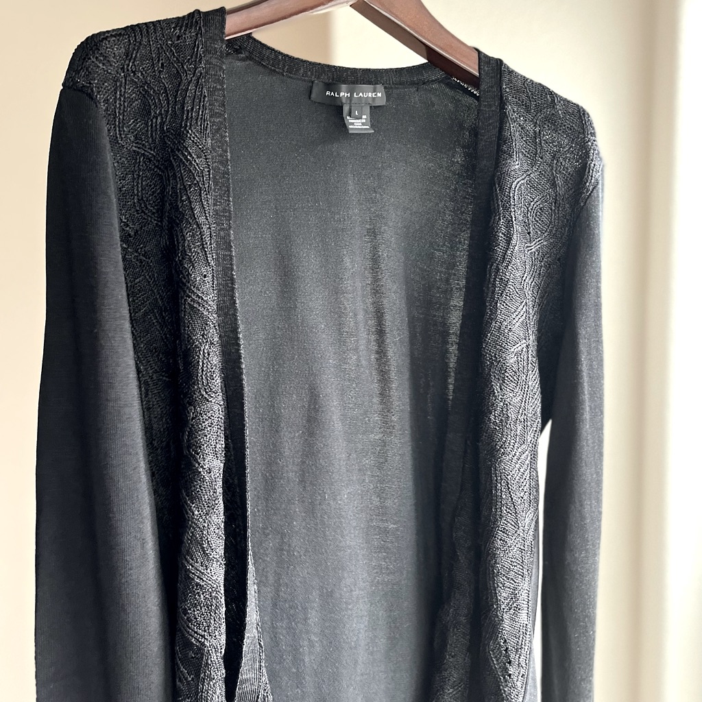 Vintage Ralph Lauren Open Front Sweater